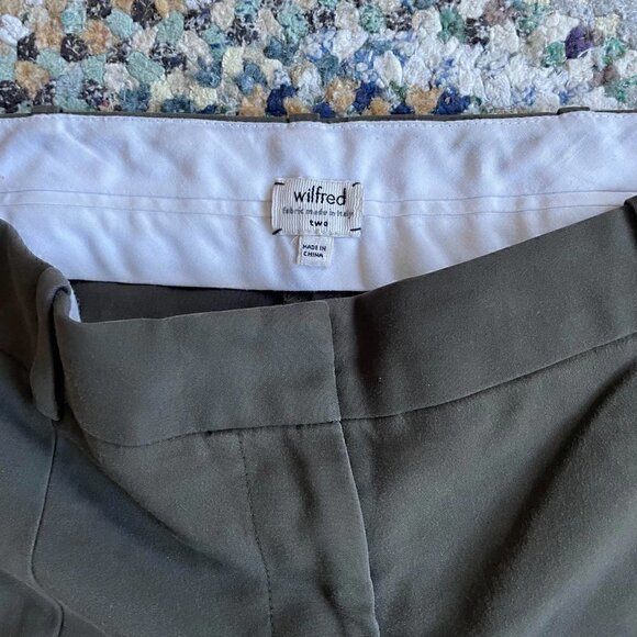 Wilfred Green Slim Fit Trousers - Size 2 - Picture 2 of 3
